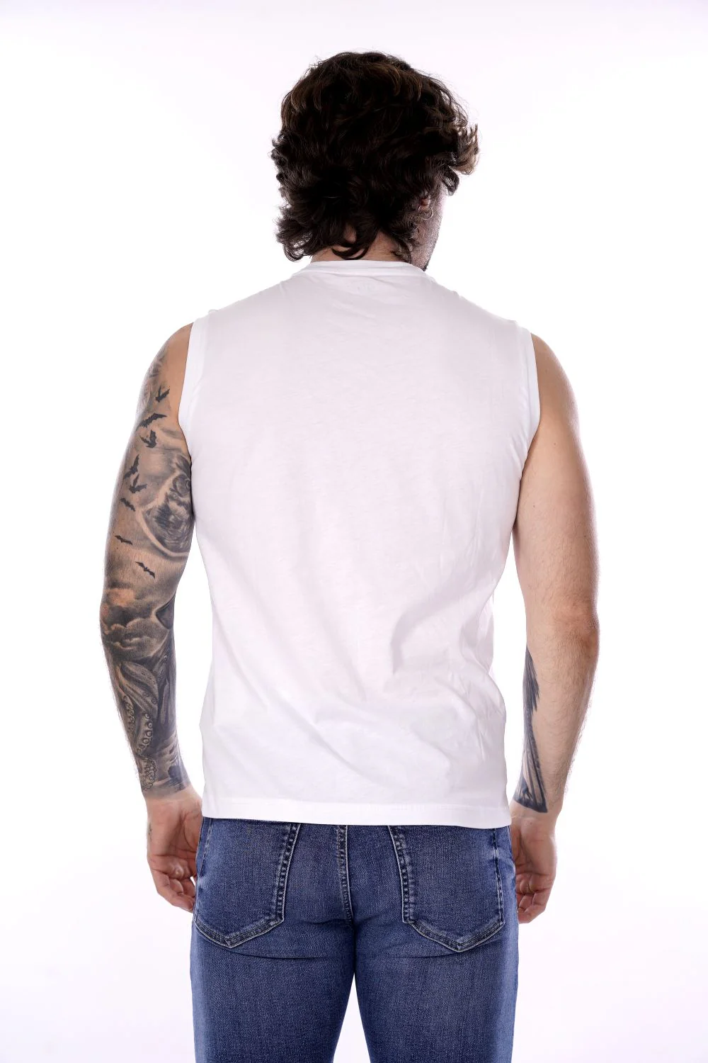 Armani Canotta Bianca Da Uomo - immagine 4