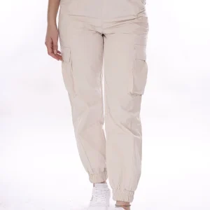 Guess Pantalone Beige Da Donna