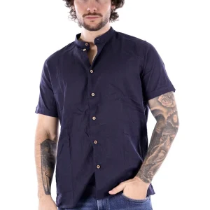 Hamaki Ho Camicia Blu Da Uomo