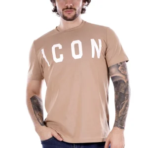 Icon T-shirt Marrone Da Uomo