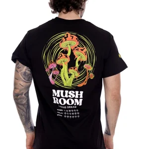 Mushroom T-shirt nera Da Uomo