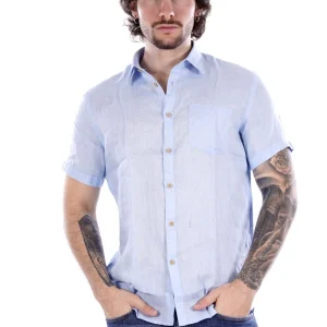 Philo Tinto Camicia Celeste Da Uomo