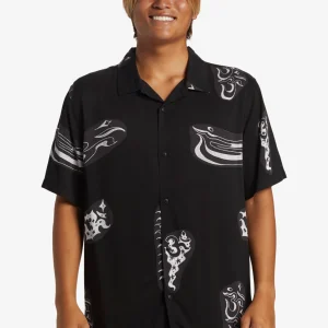 Quiksilver Camicia Nera Da Uomo