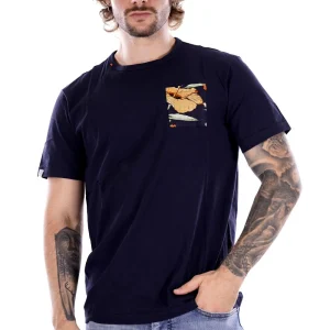 T-shirt SMITHY'S da Uomo - blu SS24MTS105NAVY