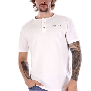 T-shirt SMITHY'S da Uomo - bianco SS24MTS114MILK