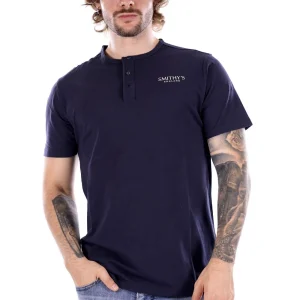 T-shirt SMITHY'S da Uomo - blu SS24MTS114NAVY