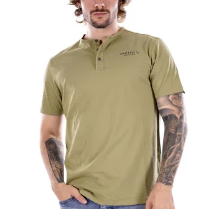 T-shirt SMITHY'S da Uomo - verde SS24MTS114OLIVES