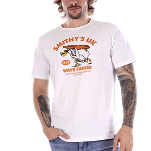 T-shirt SMITHY'S da Uomo - bianco SS24MTS119WHT