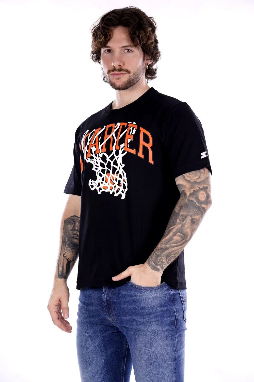 Starter T-shirt Nera Da Uomo - immagine 3