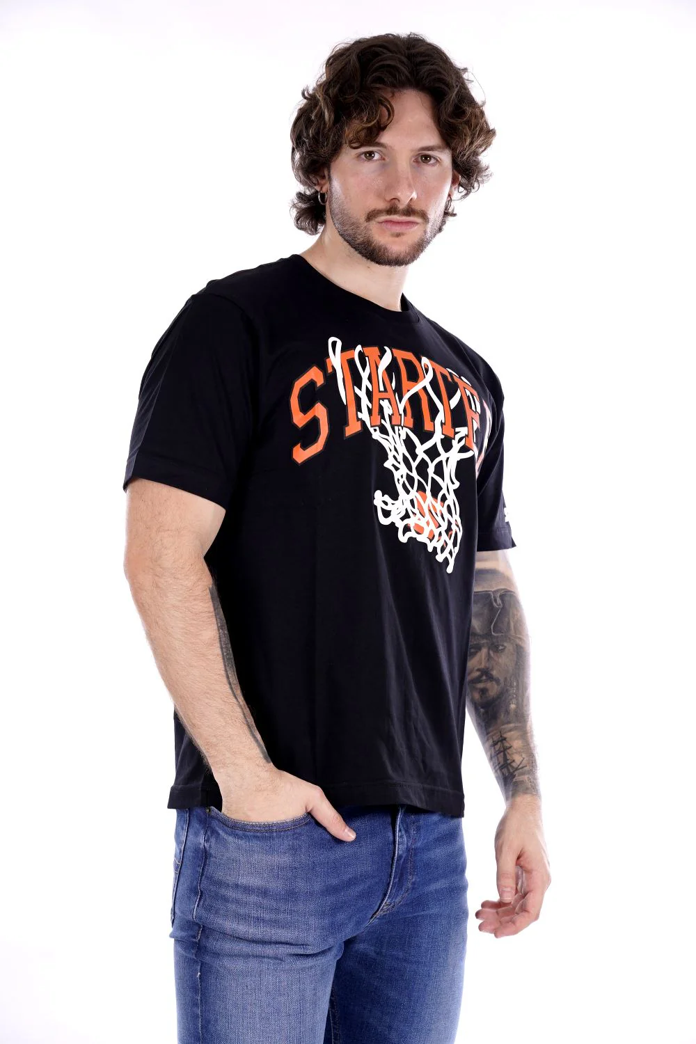 Starter T-shirt Nera Da Uomo - immagine 5