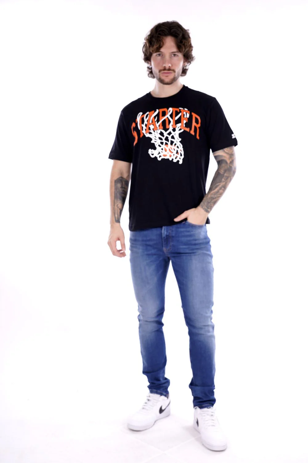 Starter T-shirt Nera Da Uomo - immagine 6