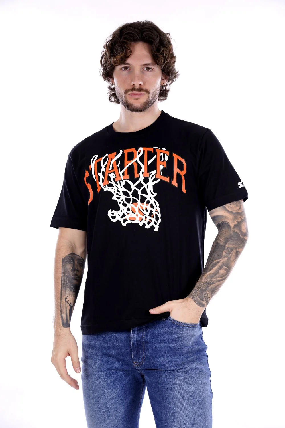 Starter T-shirt Nera Da Uomo - immagine 2