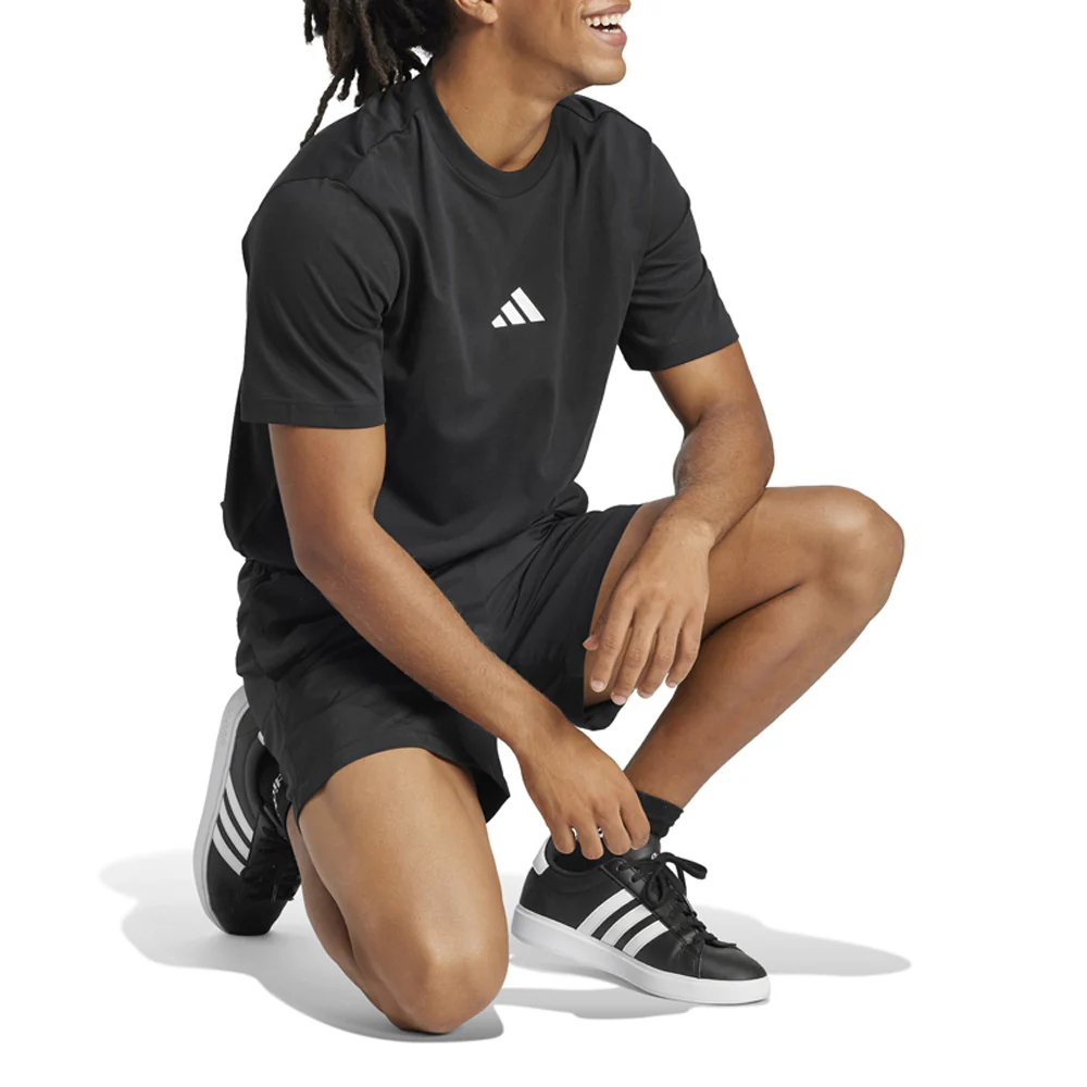 T-shirt ADIDAS da Uomo - nero JE9024BLK - immagine 6