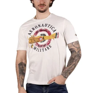 T-shirt AERONAUTICA MILITARE da Uomo - bianco TS241473100 BIANCO