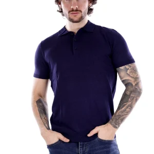 Polo GIANNI LUPO da Uomo - blu GL511S-S25BLU