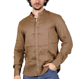 Camicia GIANNI LUPO da Uomo - beige GL7620S-S25CAMEL
