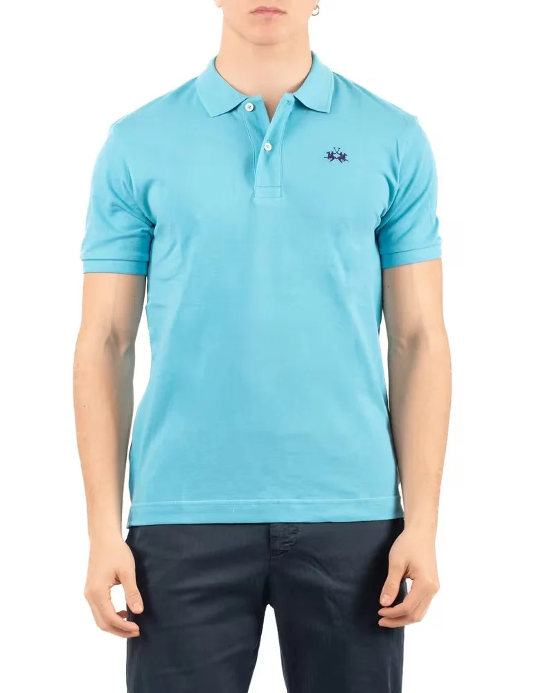Polo LA MARTINA da Uomo - blu BPMP01PK0317222