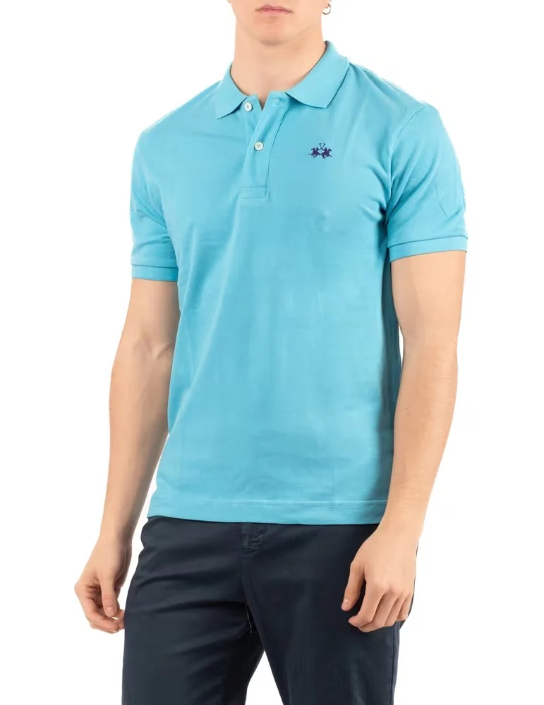 Polo LA MARTINA da Uomo - blu BPMP01PK0317222 - immagine 4