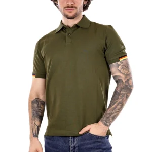 Polo MARK UP da Uomo - verde MK891022MILITARE