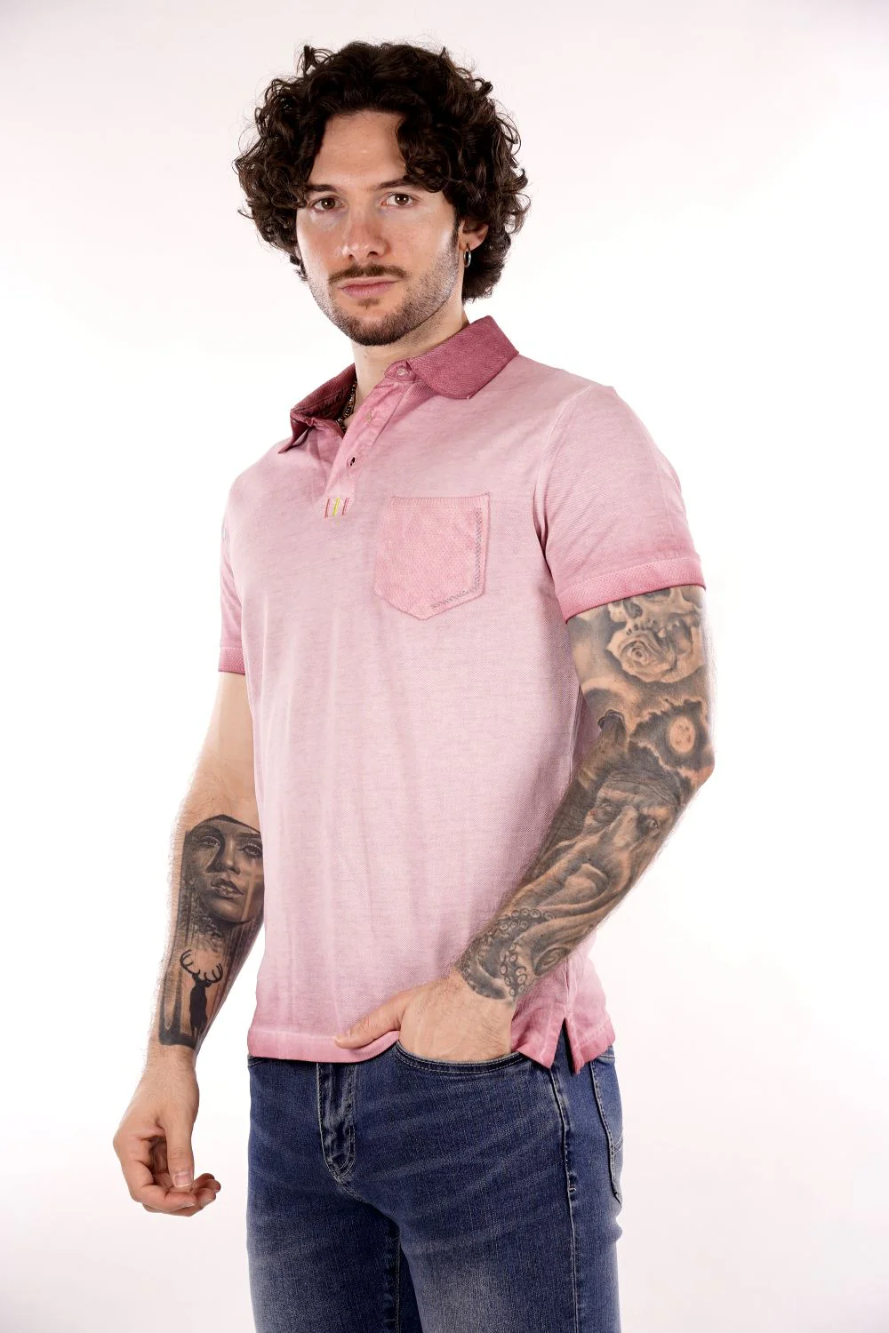 Polo MARK UP da Uomo - rosa MK891089ROSA - immagine 3