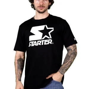 T-shirt STARTER da Uomo - nero 74307BLK
