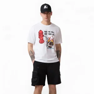 T-shirt STARTER da Uomo - bianco 74396WHT