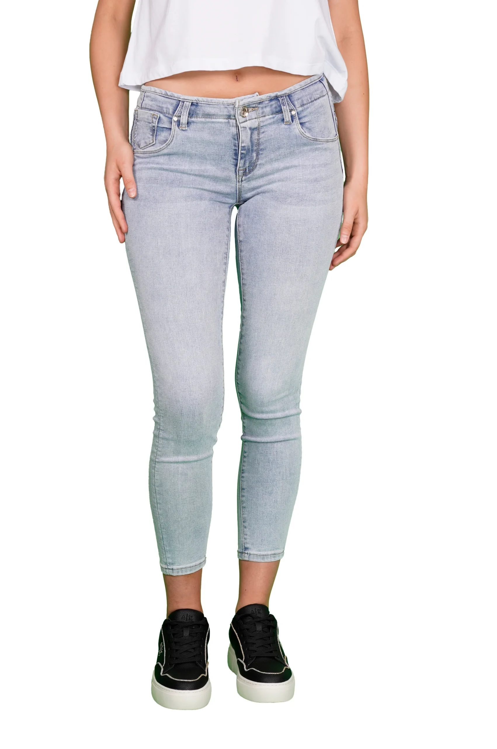 Pantalone TAKE TWO da Donna - blu DKE8209LAVCHIARO - immagine 2