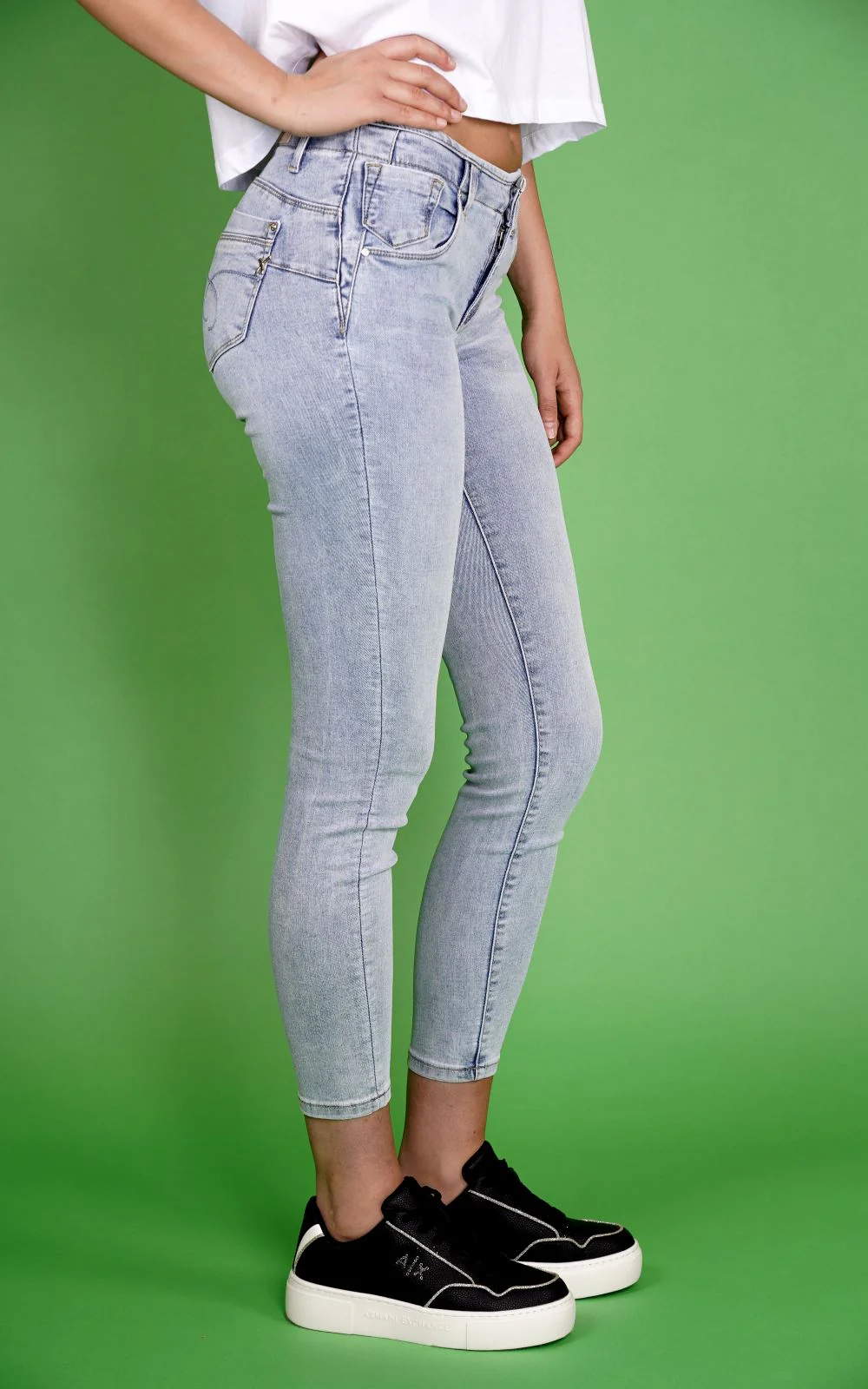 Pantalone TAKE TWO da Donna - blu DKE8209LAVCHIARO - immagine 5