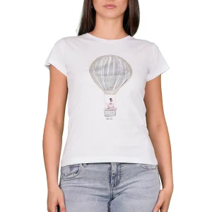 T-shirt TAKE TWO da Donna - bianco DKE9107WHT