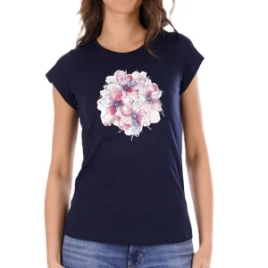 T-shirt YES-ZEE da Donna - blu T257SG00713