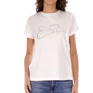 T-shirt YES-ZEE da Donna - bianco T264TL00101