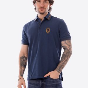 Polo maniche corte AERONAUTICA MILITARE da Uomo - blu PO191421315 BLUAVIO