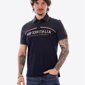 Polo maniche corte AERONAUTICA MILITARE da Uomo - blu PO192408184 BLU
