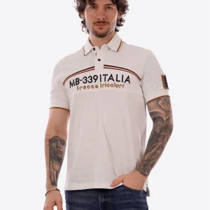 Polo maniche corte AERONAUTICA MILITARE da Uomo - bianco PO192473062 BIANCO