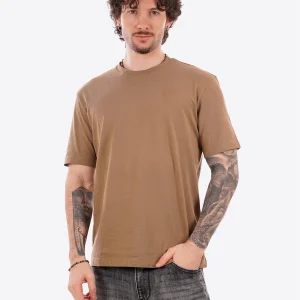 T-shirt BLAUER da Uomo - marrone BLUH02302340 NOCCIOLA