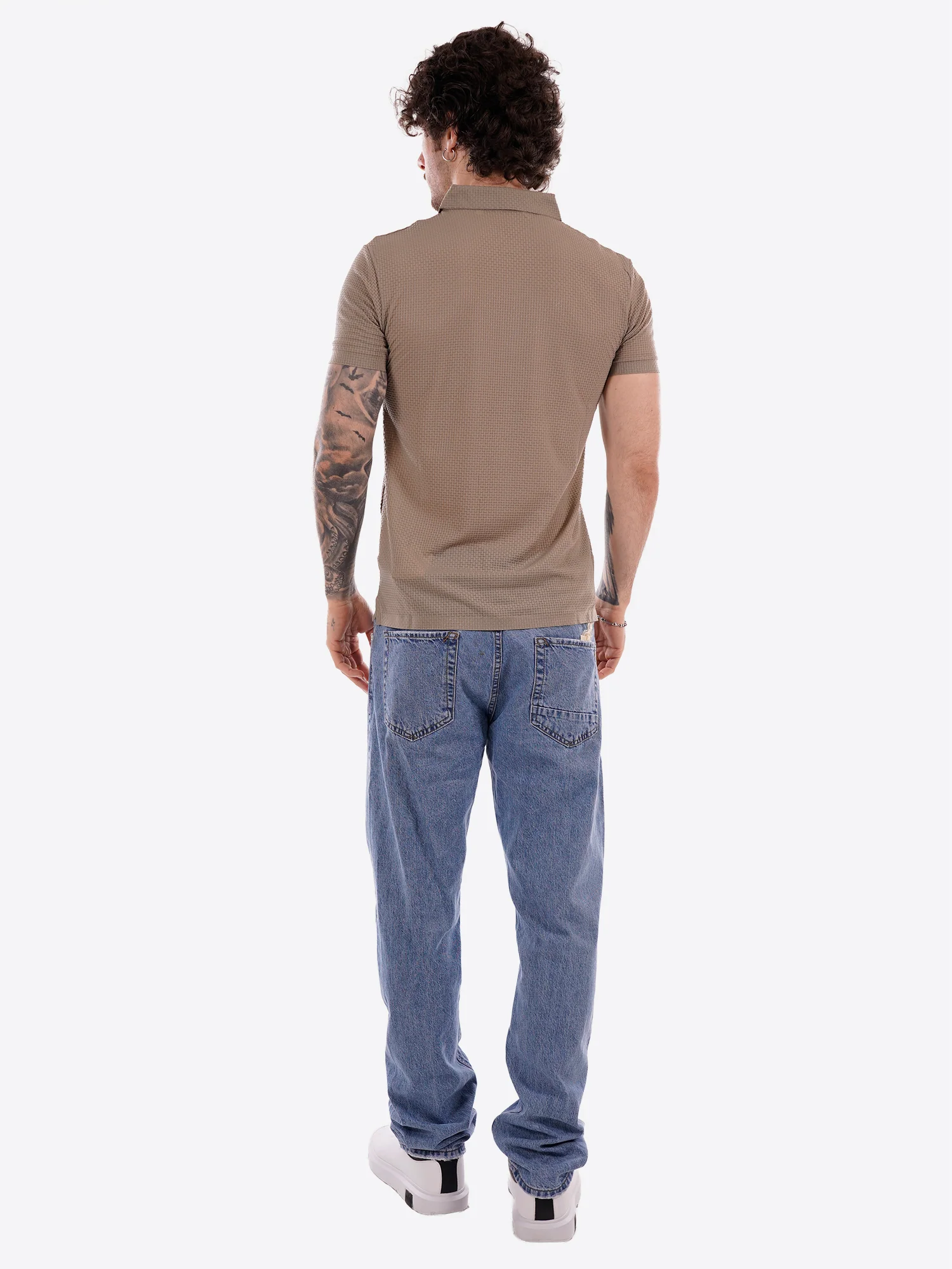 Polo GIANNI LUPO da Uomo - marrone GL1004TB-S26MUD - immagine 7