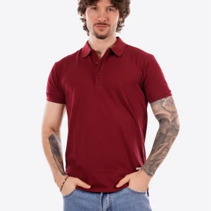 Polo GIANNI LUPO da Uomo - rosso GL2153F-26INDIA