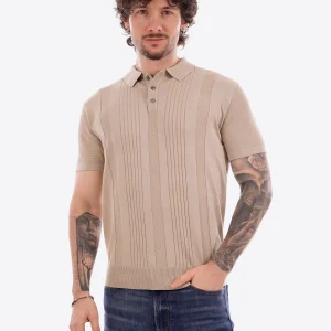 Polo GIANNI LUPO da Uomo - beige GL35337BEIGE