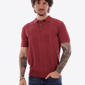 Polo GIANNI LUPO da Uomo - rosso GL35337INDIA