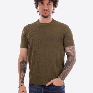 T-shirt GIANNI LUPO da Uomo - verde GL35338MILITARY
