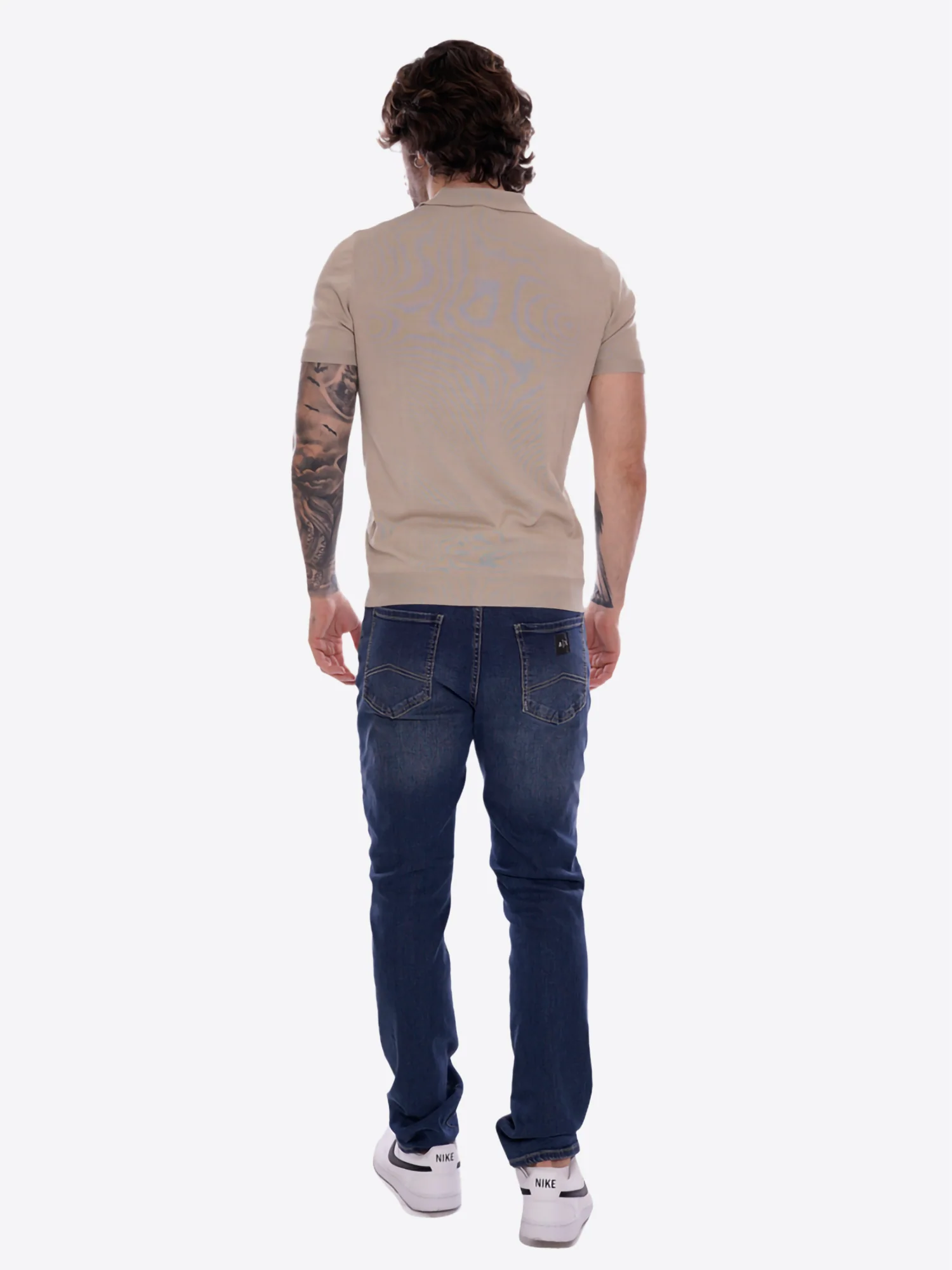 Polo GIANNI LUPO da Uomo - beige GL511S-S26BEIGE - immagine 7