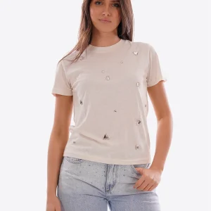 T-shirt GL FOR HER da Donna - beige GLD006QJBEIGE