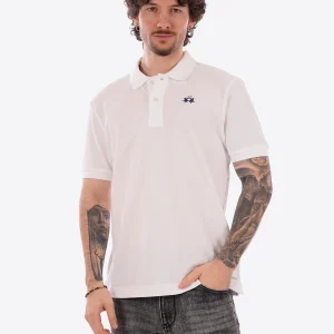 Polo maniche corte LA MARTINA da Uomo - bianco BPMP110001 BIANCO