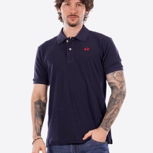 Polo maniche corte LA MARTINA da Uomo - blu BPMP117017 BLU