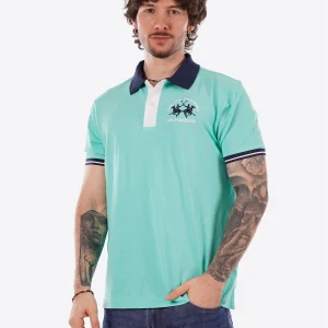 Polo maniche corte LA MARTINA da Uomo - verde MCP0053168 VERDEACQUA