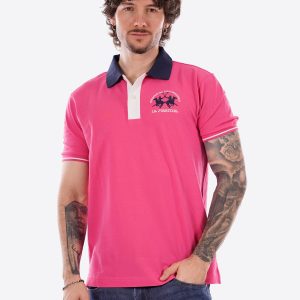 Polo maniche corte LA MARTINA da Uomo - rosa MCP0055111 FUCSIA