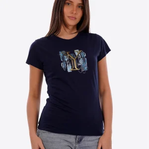 T-shirt YES-ZEE da Donna - blu T222T901713