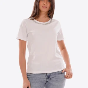 T-shirt YES-ZEE da Donna - bianco T267S100101