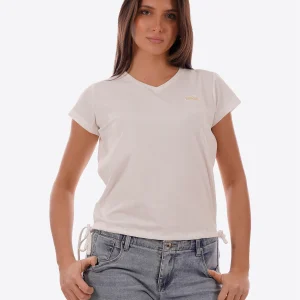 T-shirt YES-ZEE da Donna - bianco T270S700107