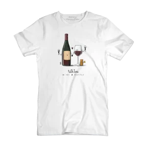 T Shirt uomo - Bottiglia & Bicchiere - With Love
